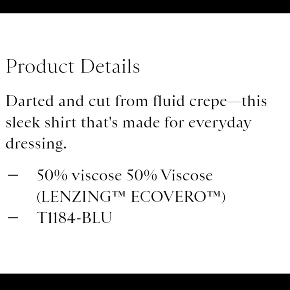 NWT Boden‎ Fitted Workwear Shirt Captains Blue 10R - Picture 11 of 14